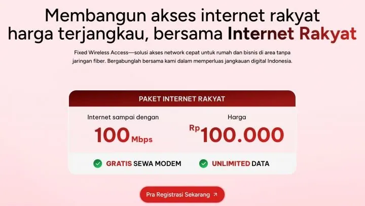 Cara Daftar Internet Rakyat: Akses WiFi Cepat 100 Mbps Hanya Rp100 Ribu Per Bulan