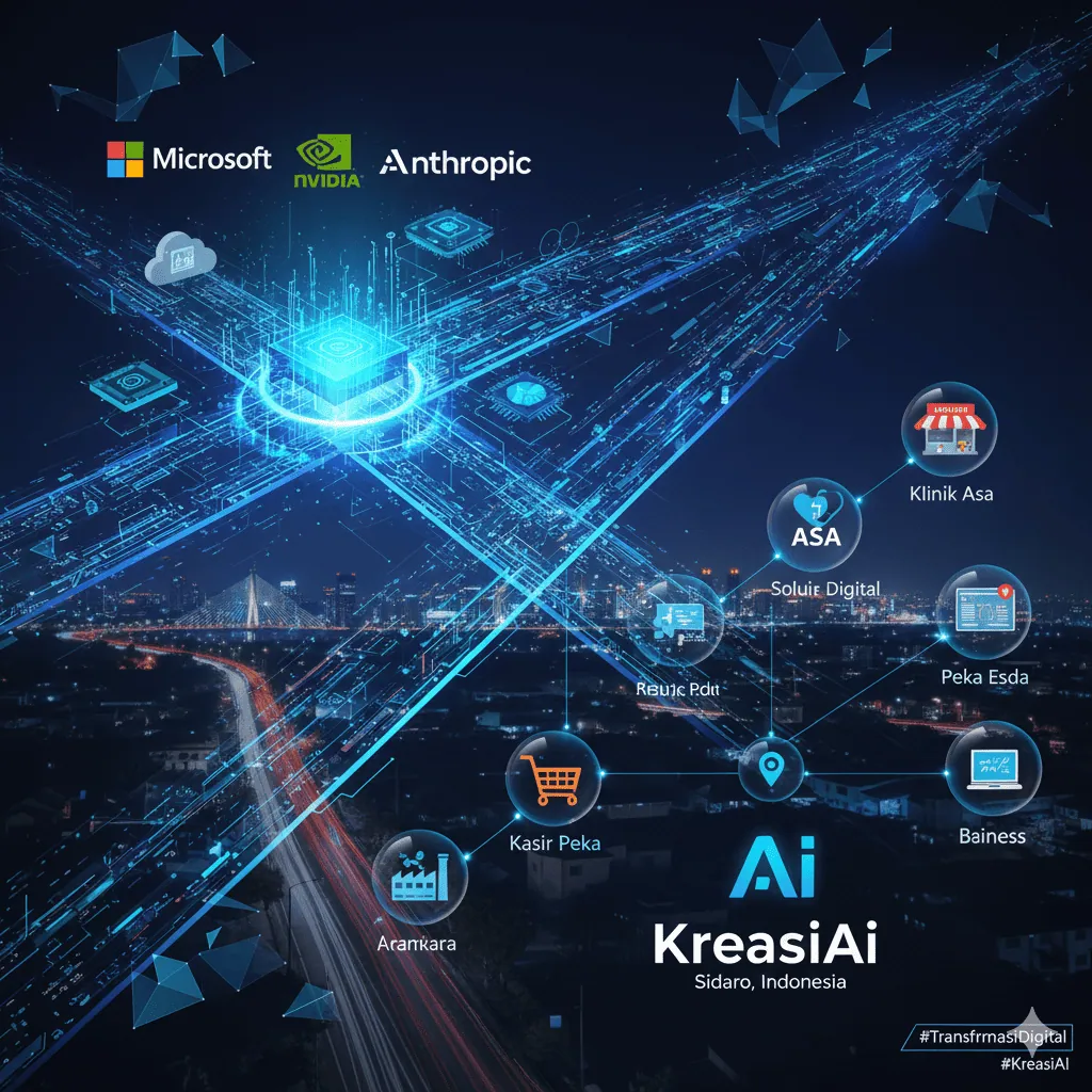 Kolaborasi Raksasa AI Microsoft, NVIDIA, &amp; Anthropic: Era Baru Transformasi Digital Bersama Asa Production