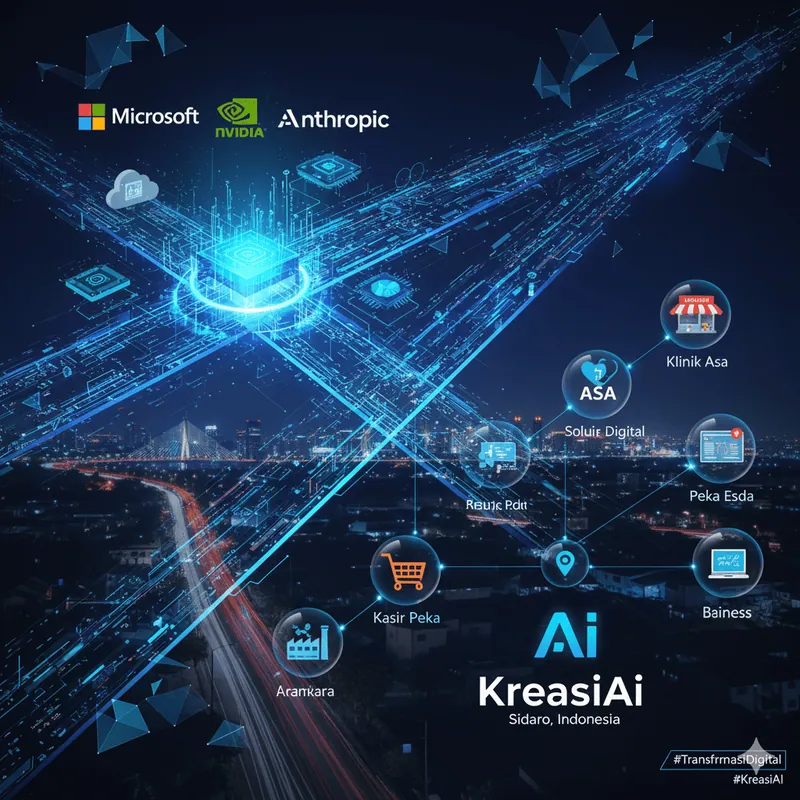 Kolaborasi Raksasa AI Microsoft, NVIDIA, &amp; Anthropic: Era Baru Transformasi Digital Bersama Asa Production