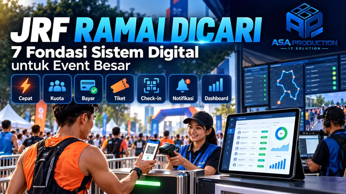 JRF Ramai Dicari: 7 Fondasi Sistem Digital untuk Event Besar